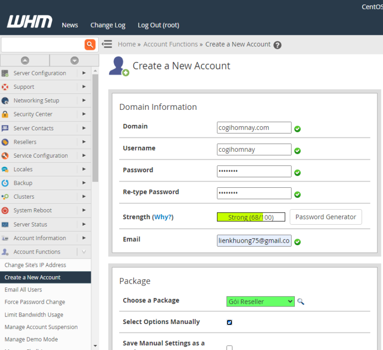 [WHM] Những cài đặt cần thiết cần kích hoạt trên WHM cPanel